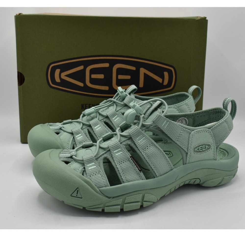 Keen Newport H2 Sandals Womens 9.5 Granite Green Monochrome New Waterproof